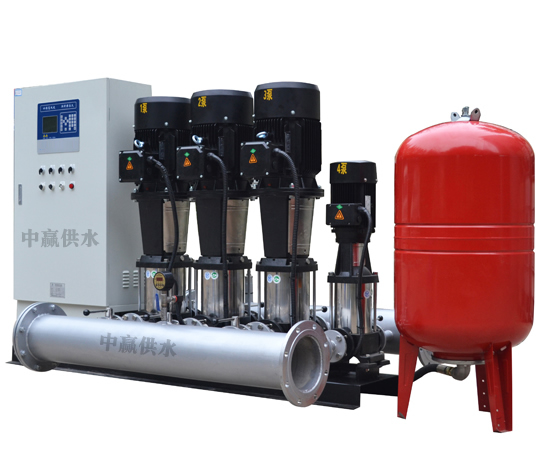 變頻恒壓供水系統(tǒng)主要由PLC、變頻器、觸摸屏、壓力變送器、動力及控制線路以及泵組組成